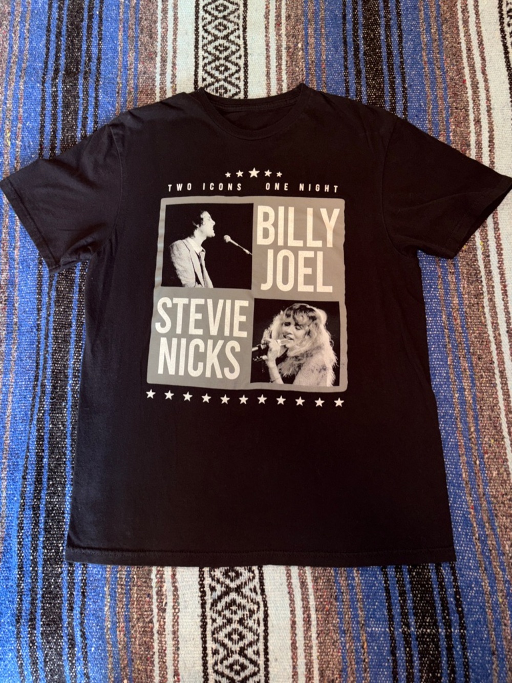 Billy Joel and Stevie Nicks 2023 Concert Tour Tee Shirt